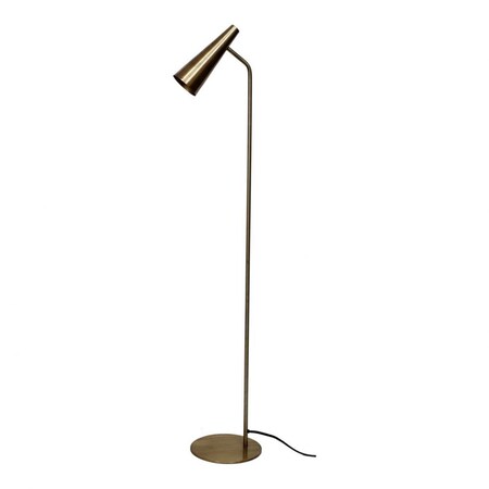 Moes Home Collection Trumpet Floor Lamp, Anitque Brass - 49 x 10.5 x 10.5 in. OD-1007-51